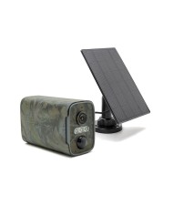 Caméra camouflage solaire WiFi 1080P vision nocturne invisible 128Go ultra longue autonomie détection de mouvement