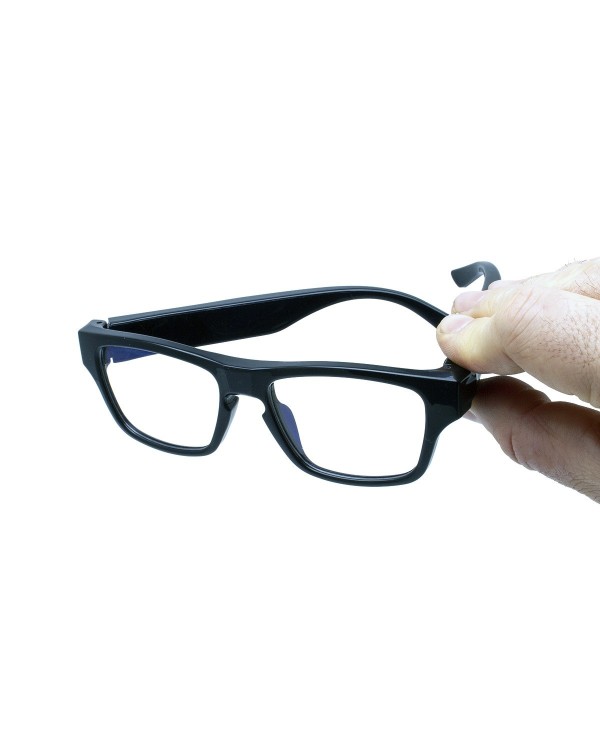 Lunettes caméra HD 1080P type classique mémoire microSD 64 Go incluse