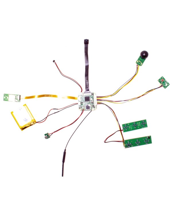 Module micro caméra IP WiFi HD 1080P à intégrer avec IR et 128 Go