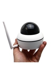 Caméra PTZ intelligente 5 Mpx IP WiFi détection humaine IR Zoom X5 pilotable à distance via iPhone Android et PC