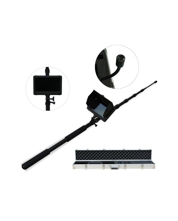 Caméra inspection avec perche 5 mètres waterproof HD 1080 avec écran enregistreur 7"
