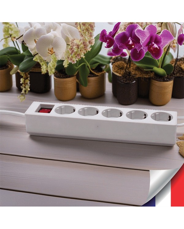 Multiprise avec micro caméra cachée HD 1080P WiFi écoute à distance detection de mouvement et carte mémoire 128Go inclus