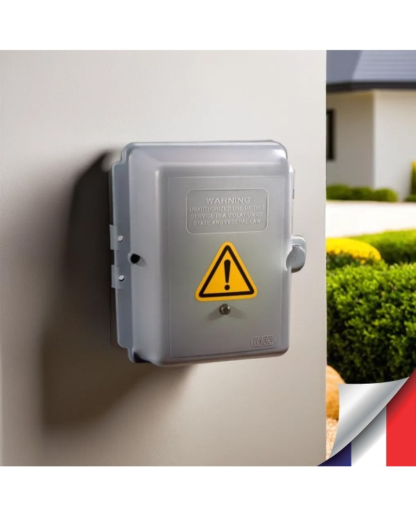 Boîte électrique caméra cachée WIFI avec kit d'enregistrement vidéo sur carte micro SDHC longue autonomie