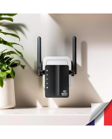 Répéteur WiFi caméra cachée IP WiFi détection de mouvement écoute à distance carte mémoire 128Go