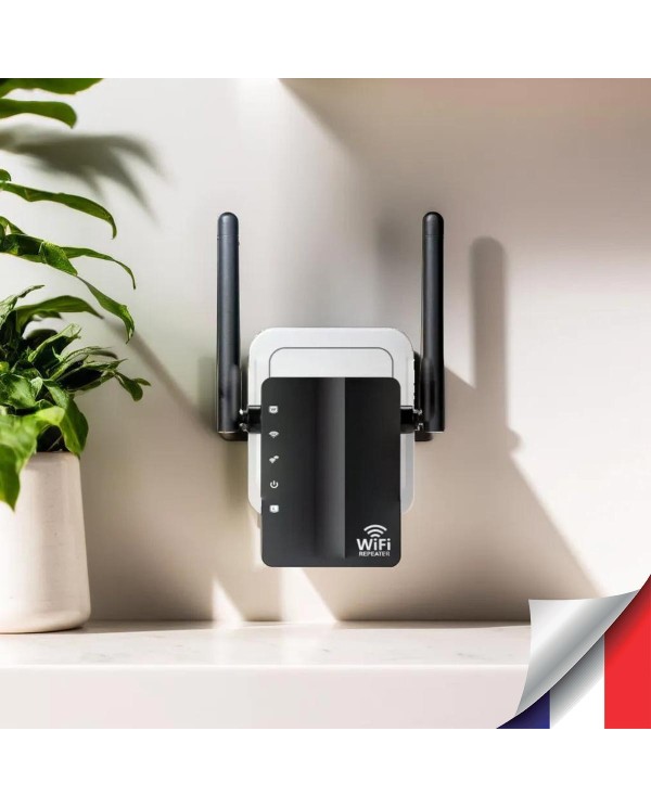 Répéteur WiFi caméra cachée IP WiFi détection de mouvement écoute à distance carte mémoire 128Go